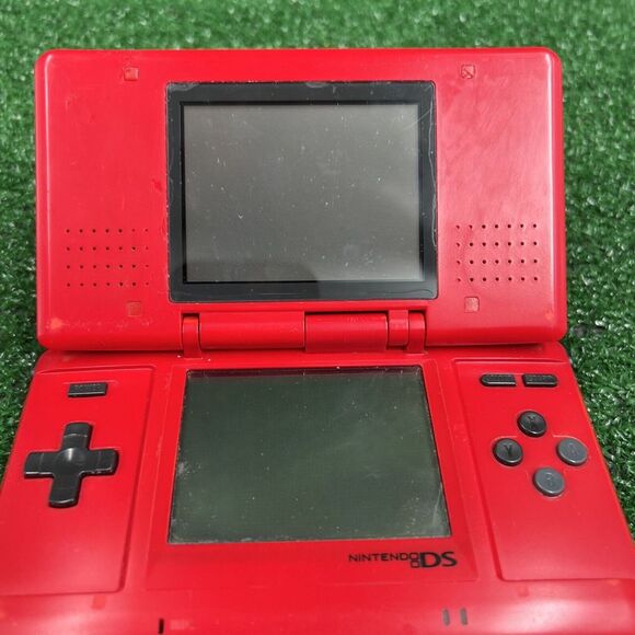 Nintendo DS NTR-001 Japan Import Lava Red Tested Working 14 Import Game - Picture 4 of 16